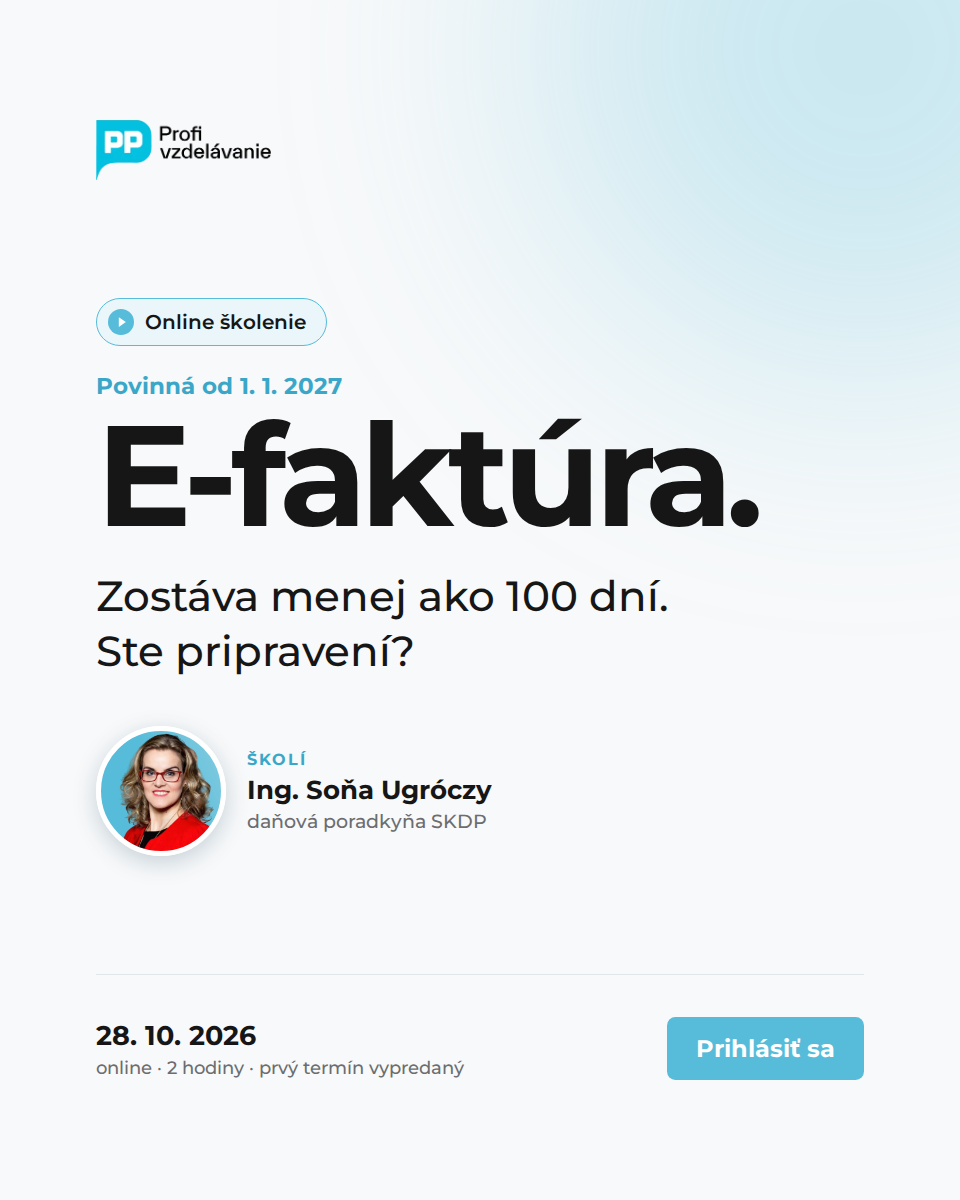 E-faktúra, verzia A: termín